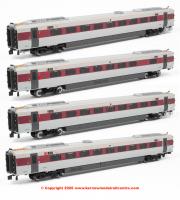 R40493 Hornby LNER Azuma Class 801/2 Railway 200 4 Car Coach Pack - Limited edition